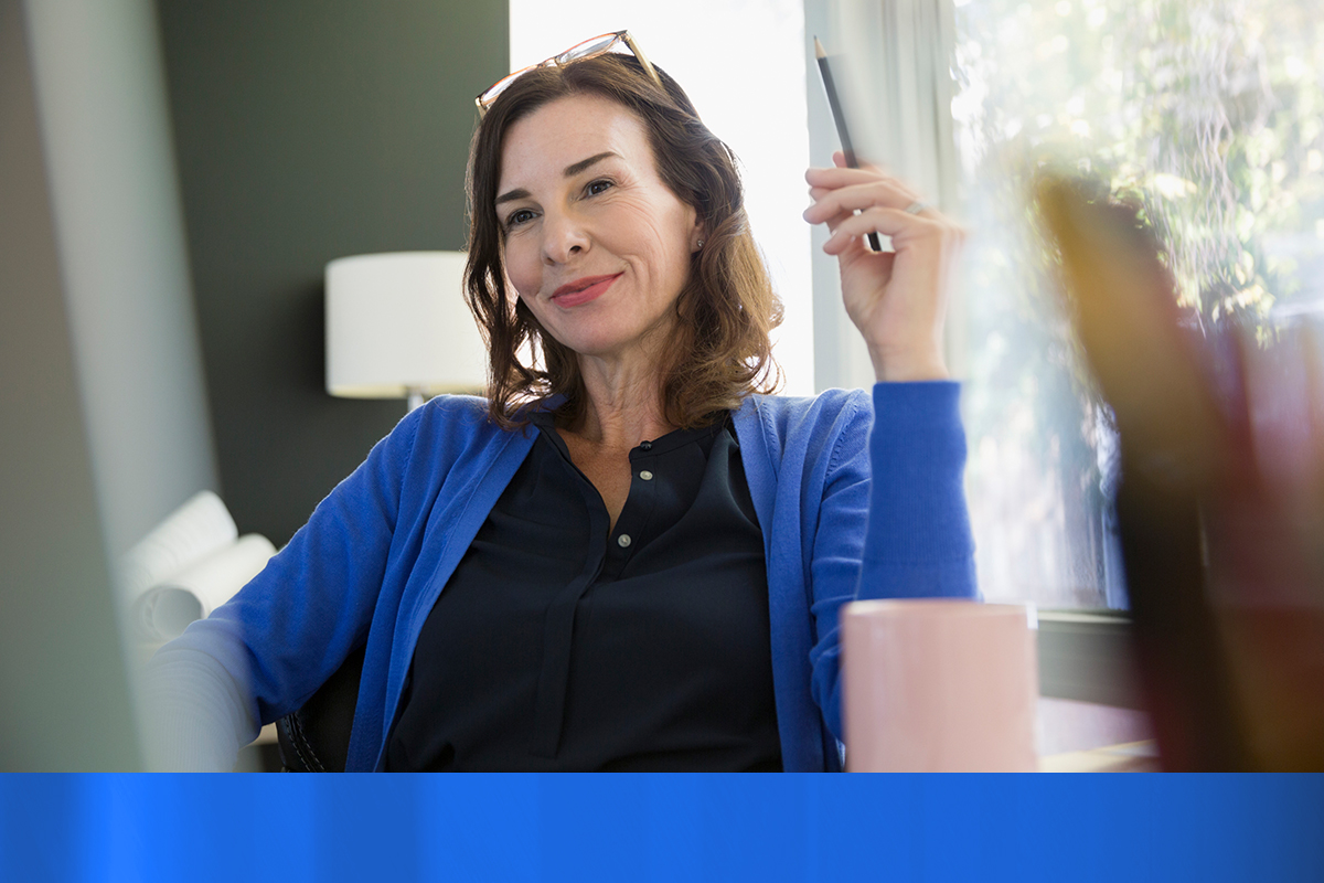 Mature woman entrepreneur