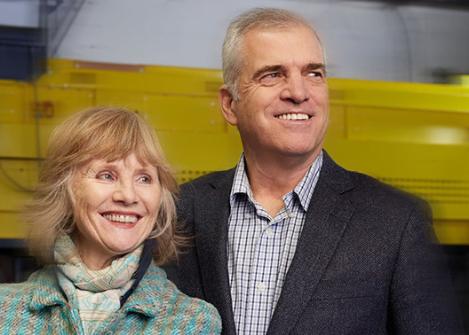 Louise Schwarz and Robert Weatherbe, Co-owners, Recycling Alternative