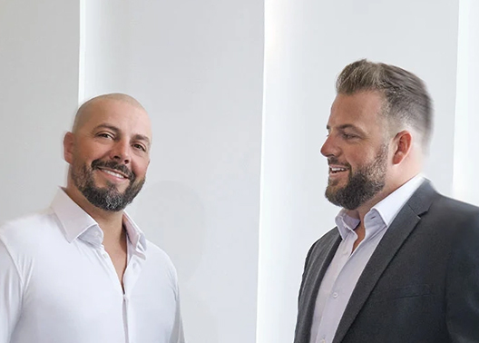 Tommy Labbé et Jessy Labbé, co-propriétaires de Construction T.J.L.